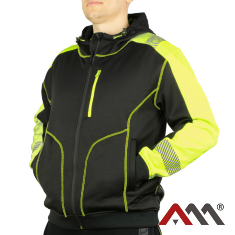 CLASSWORK bluza dziana black/yellow kat. I CLASSWORK bluza dziana black/yellow kat. I