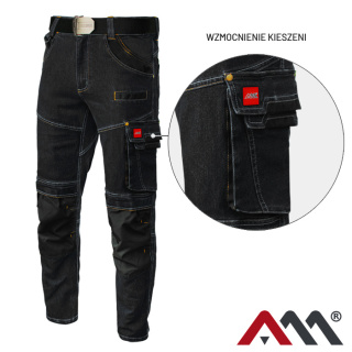 JEANS STRETCH Black kat. I