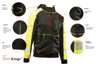 SEVEN KINGS BLUZA DRESOWA Z KAPTUREM RIVAL