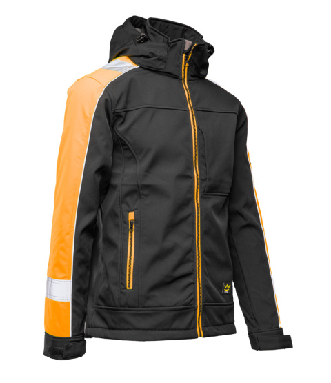 SEVEN KINGS RIVAL SOFTSHELL CZARNY/POMARAŃCZ SEVEN KINGS RIVAL SOFTSHELL CZARNY/POMARAŃCZ