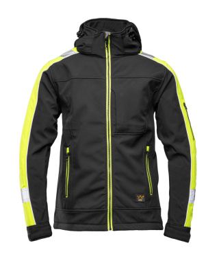 SEVEN KINGS RIVAL SOFTSHELL CZARNY/ŻÓŁTY