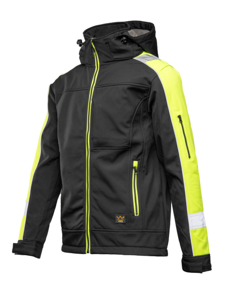 SEVEN KINGS RIVAL SOFTSHELL CZARNY/ŻÓŁTY SEVEN KINGS RIVAL SOFTSHELL CZARNY/ŻÓŁTY