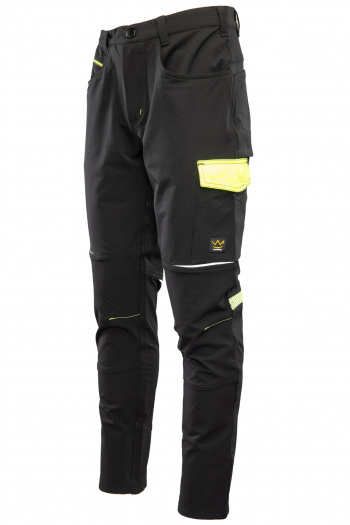 SEVEN KINGS RIVAL SPODNIE SOFTSHELL CZARNY/ŻÓŁTY SEVEN KINGS RIVAL SPODNIE SOFTSHELL CZARNY/ŻÓŁTY