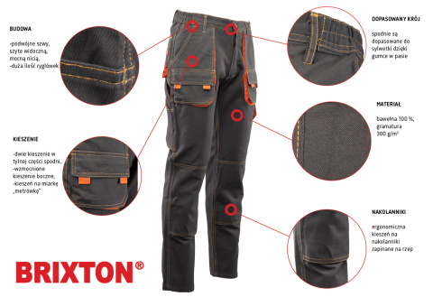 SPODNIE DO PASA BRIXTON SPARK SPODNIE DO PASA BRIXTON SPARK