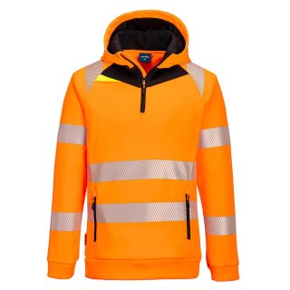 Bluza ostrzegawcza z kapturem DX482 i zamkiem 1/4