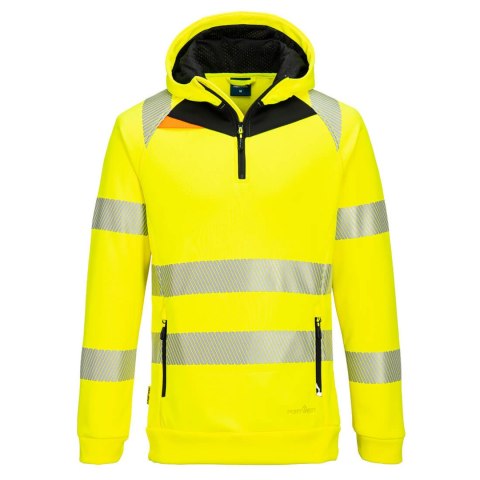 Bluza ostrzegawcza z kapturem DX482 i zamkiem 1/4 Bluza ostrzegawcza z kapturem DX482 i zamkiem 1/4