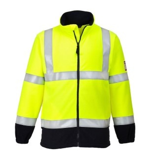Bluza polarowa ostrzegawcza trudnopalna i antyelektrostatyczna FR31