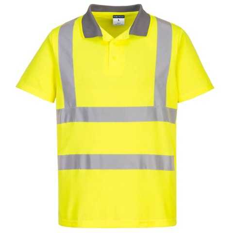 Koszulka ostrzegawcza polo Eco z krótkim rękawem (6 sztuk) EC10 Koszulka ostrzegawcza polo Eco z krótkim rękawem (6 sztuk) EC10