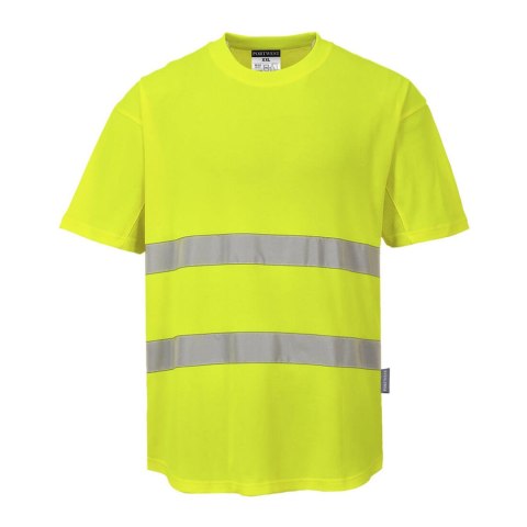 Ostrzegawczy T-shirt z panelami z siatki Ostrzegawczy T-shirt z panelami z siatki