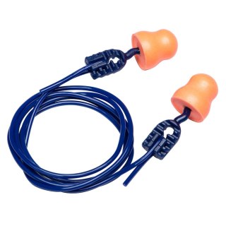 Zatyczki do uszu ze sznurkiem Easy Fit PU - 200 par