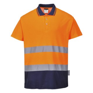 Koszulka polo dwukolorowa Cotton Comfort S174