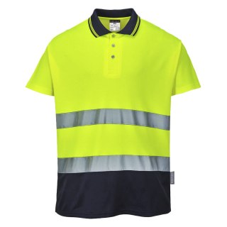 Koszulka polo dwukolorowa Cotton Comfort S174