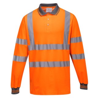 Koszulka polo ostrzegawcza Cotton Comfort z długimi rękawami S271