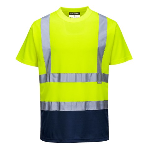 T-shirt ostrzegawczy dwukolorowy T-shirt ostrzegawczy dwukolorowy