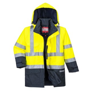 Wielofunkcyjna i wodoodporna kurtka ostrzegawcza BizFlame Rain S779