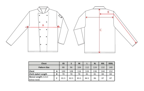 Bluza Szefa kuchni Suffolk C833 Bluza Szefa kuchni Suffolk C833