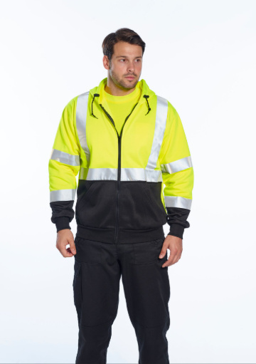 Bluza ostrzegawcza dwukolorowa z kapturem B315 Bluza ostrzegawcza dwukolorowa z kapturem B315