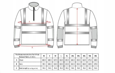 Bluza ostrzegawcza Xenon Rugby B308 Bluza ostrzegawcza Xenon Rugby B308