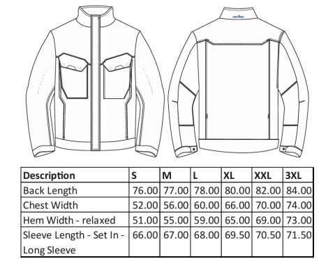 Bluza robocza WX3 do prania przemysłowego T745 Bluza robocza WX3 do prania przemysłowego T745