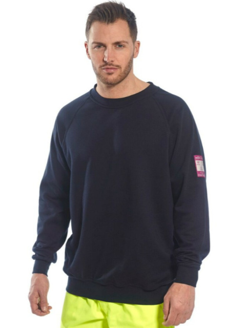 Bluza trudnopalna, antyelektrostatyczna z długimi rękawami FR12 Bluza trudnopalna, antyelektrostatyczna z długimi rękawami FR12