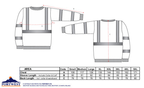 Bluza trudnopalna antystatyczna i ostrzegawcza FR72 Bluza trudnopalna antystatyczna i ostrzegawcza FR72