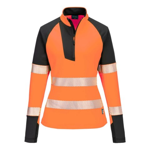 Damska bluza ostrzegawcza PW3 z zamkiem 1/4 T173 Damska bluza ostrzegawcza PW3 z zamkiem 1/4 T173