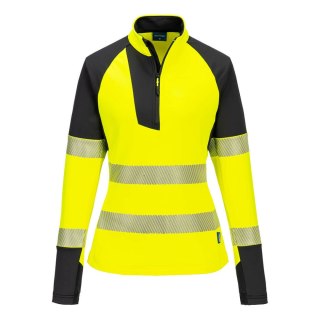 Damska bluza ostrzegawcza PW3 z zamkiem 1/4 T173