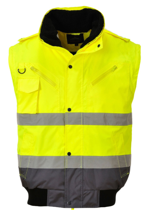 Kontrastowa kurtka ostrzegawcza Bomber 3 w 1 C465 Kontrastowa kurtka ostrzegawcza Bomber 3 w 1 C465