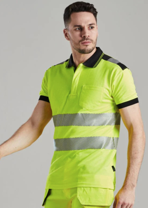 Koszulka Polo ostrzegawcza PW3 T180 Koszulka Polo ostrzegawcza PW3 T180