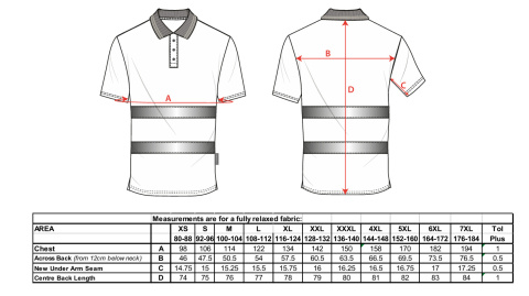 Koszulka ostrzegawcza Polo Cotton Comfort z krótkim rękawem S171 Koszulka ostrzegawcza Polo Cotton Comfort z krótkim rękawem S171