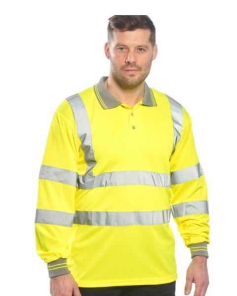 Koszulka polo ostrzegawcza Cotton Comfort z długimi rękawami S271 Koszulka polo ostrzegawcza Cotton Comfort z długimi rękawami S271