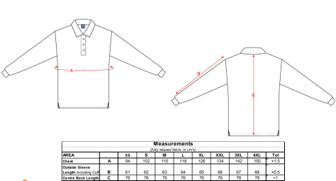 Koszulka polo z długimi rękawami B212 Koszulka polo z długimi rękawami B212