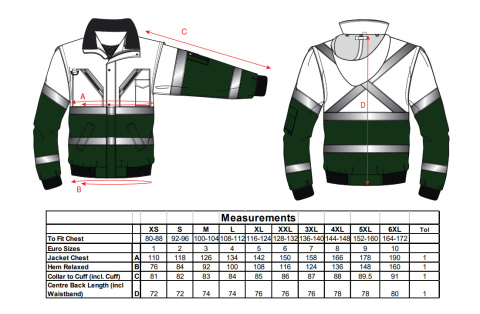 Kurtka ostrzegawcza Bomber X C565 Kurtka ostrzegawcza Bomber X C565