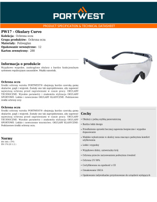 Okulary Curvo PW17CLR