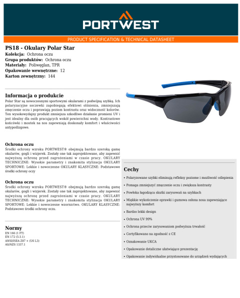 Okulary Polar Star PS18SKR Okulary Polar Star PS18SKR