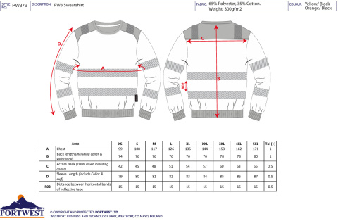 Bluza ostrzegawcza PW3 Bluza ostrzegawcza PW3